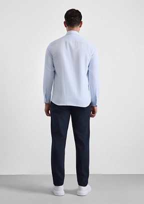 SÜVARİ - GM2024700622 Erkek Mavi Buz Slim Gömlek