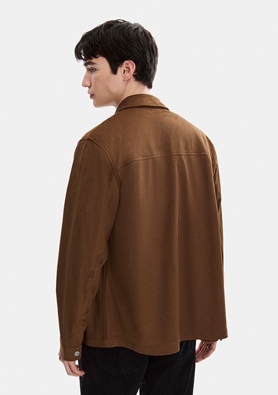 BACKANDBOND - B35S60003 Erkek Kahverengi Regular Ceket