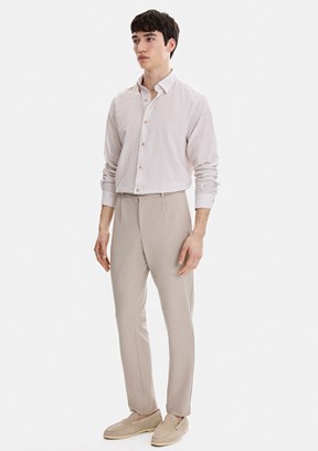 BACKANDBOND - B35S33038 Erkek Bej Slim Pantolon