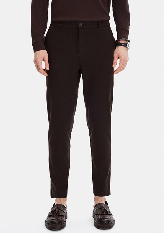 BACKANDBOND - B35S34012 Erkek Kahverengi Regular Pantolon