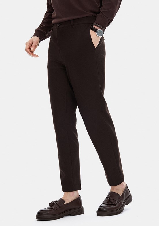 BACKANDBOND - B35S34012 Erkek Kahverengi Regular Pantolon