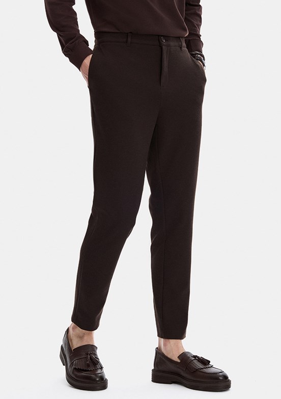 BACKANDBOND - B35S34012 Erkek Kahverengi Regular Pantolon