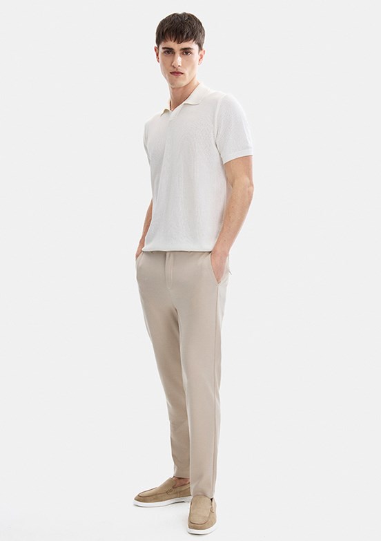 BACKANDBOND - B35S34012 Erkek Bej Regular Pantolon
