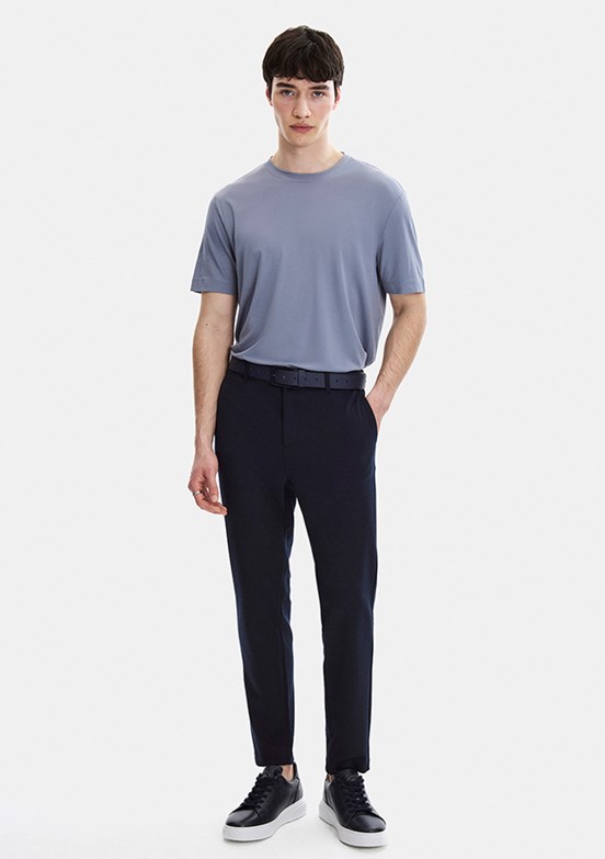 BACKANDBOND - B35S34012 Erkek Lacivert Regular Pantolon