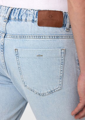 BACKANDBOND - B35S35013 Erkek Lacivert 5 Cep Jean Pantolon