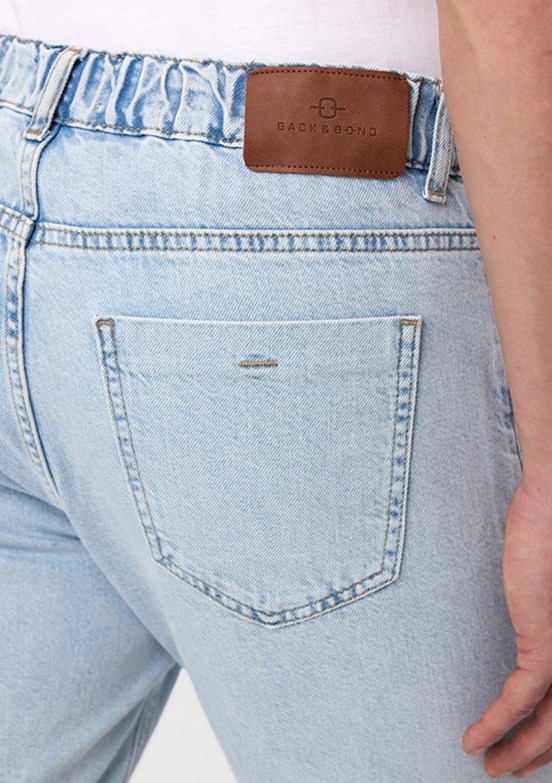 BACKANDBOND - B35S35013 Erkek Lacivert 5 Cep Jean Pantolon