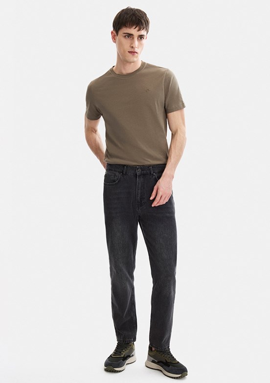 BACKANDBOND - B35S35020 Erkek Gri Normal Bel Jean Pantolon