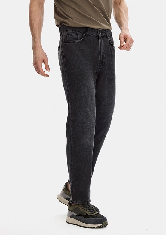 BACKANDBOND - B35S35020 Erkek Gri Normal Bel Jean Pantolon