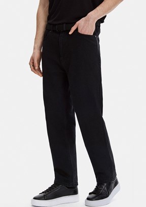 BACKANDBOND - B35S35020 Erkek Siyah Normal Bel Jean Pantolon