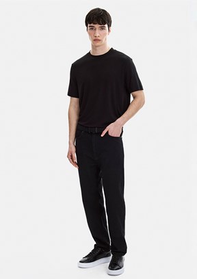 BACKANDBOND - B35S35020 Erkek Siyah Normal Bel Jean Pantolon