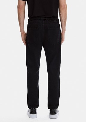 BACKANDBOND - B35S35020 Erkek Siyah Normal Bel Jean Pantolon