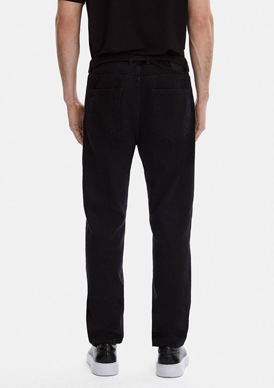 BACKANDBOND - B35S35020 Erkek Siyah Normal Bel Jean Pantolon