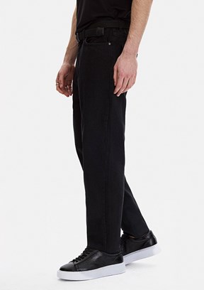 BACKANDBOND - B35S35020 Erkek Siyah Normal Bel Jean Pantolon