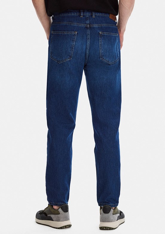 BACKANDBOND - B35S35020 Erkek Lacivert Normal Bel Jean Pantolon