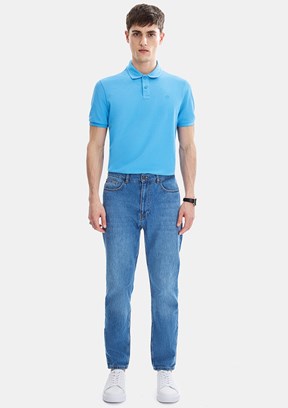 BACKANDBOND - B35S35020 Erkek Lacivert Normal Bel Jean Pantolon