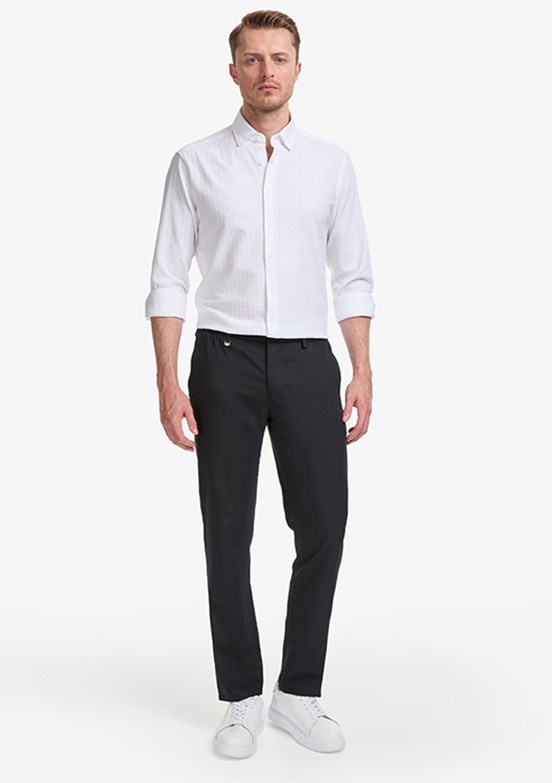 PIERRE CARDIN - Erkek Lacivert Slim Pantolon