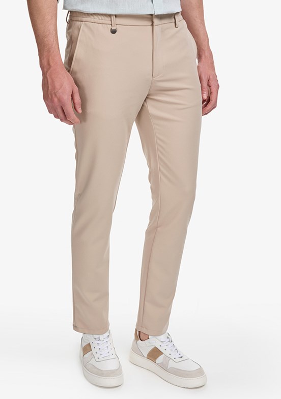 PİERRE CARDİN - Erkek Bej Regular Pantolon