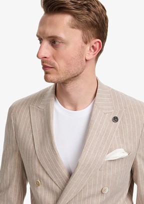 PİERRE CARDİN - Erkek Kahverengi Ultra Slim Takım Elbise