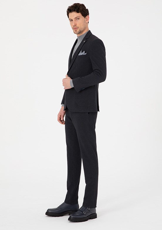 PİERRE CARDİN Erkek Lacivert Ultra Slim Takım Elbise