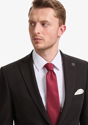 PİERRE CARDİN - Erkek Siyah Ultra Slim Takım Elbise