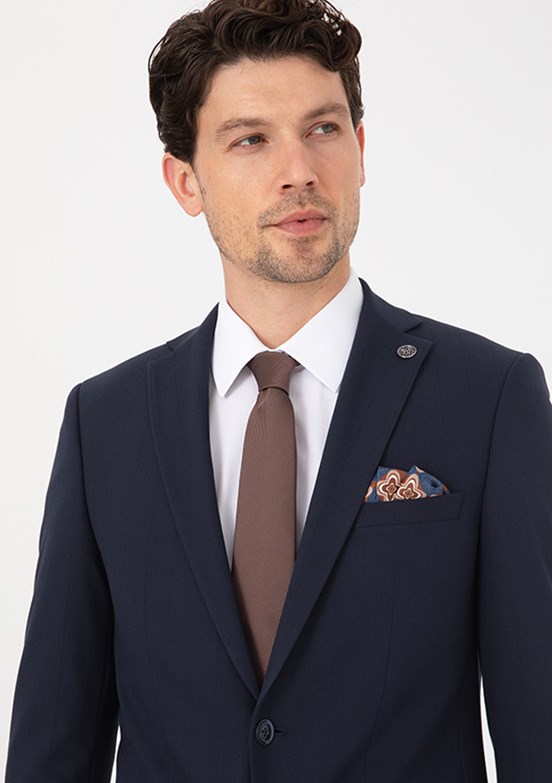 PİERRE CARDİN Erkek Lacivert Ultra Slim Takım Elbise