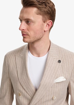 PİERRE CARDİN - Erkek Kahverengi Ultra Slim Takım Elbise