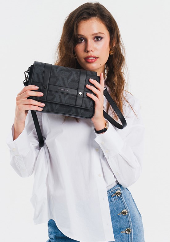 US POLO ASSN - US26114 Kadın Siyah Çapraz Çanta