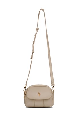 US POLO ASSN - US26194 Kadın Bej Çapraz Çanta