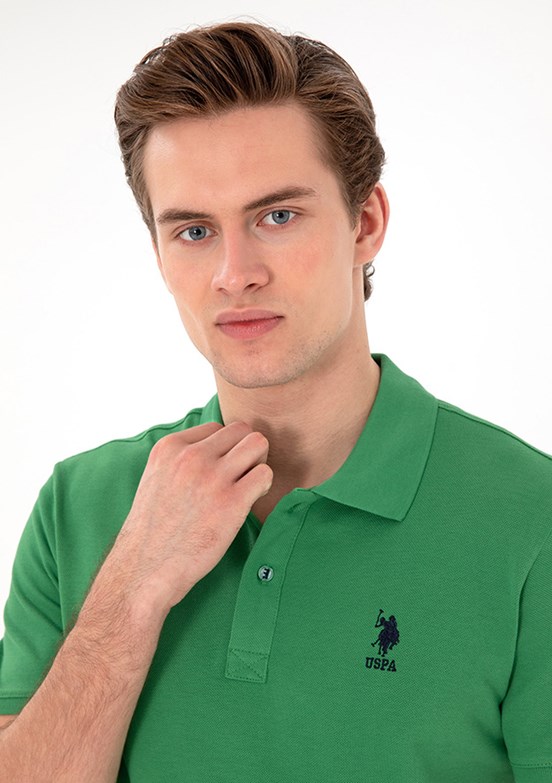 US POLO ASSN Erkek Yeşil Basic T-Shirt