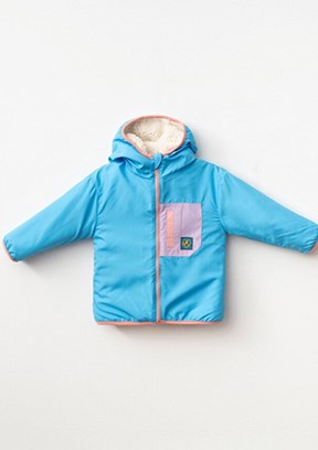 HARİBO - P102 Unisex Çocuk Çok Renkli Polar Ceket