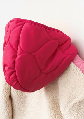 HARİBO - P415 Unisex Çocuk Pembe Polar Mont