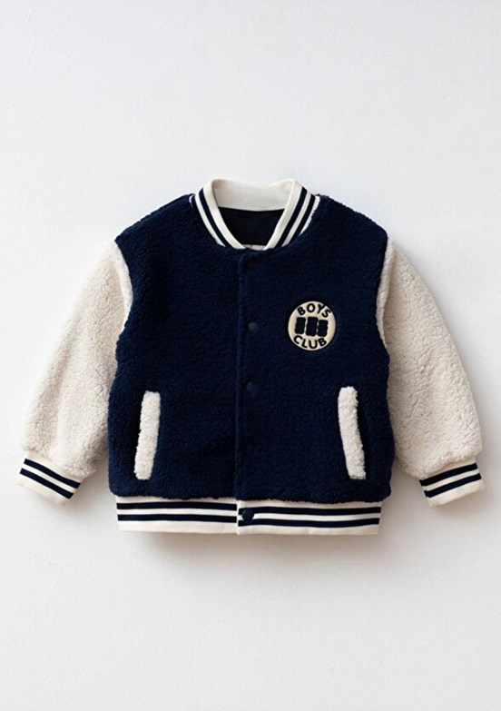 HARİBO - P104 Unisex Çocuk Lacivert Kolej Ceketi