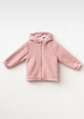 HARİBO - M204 Kız Çocuk Pembe Çift Taraflı Mont