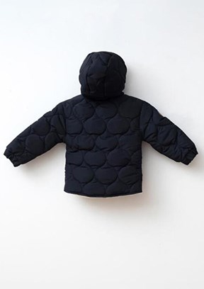 HARİBO - M205 Unisex Çocuk Turuncu Kapitone Mont