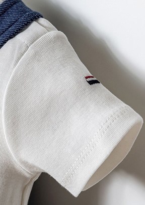 US POLO ASSN - USB2891 Erkek Bebek Mavi Salopet Şort