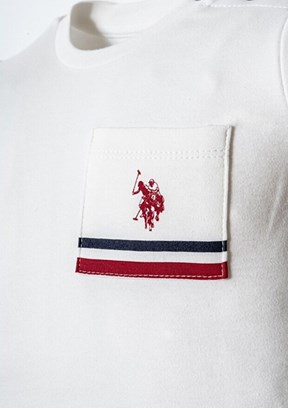US POLO ASSN - USB2867 Erkek Bebek Çok Renkli Şortlu İkili Takım