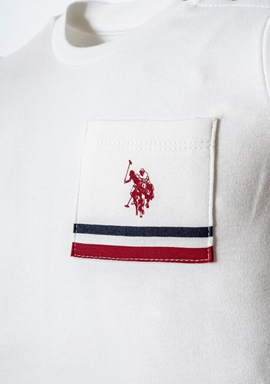 US POLO ASSN - USB2867 Erkek Bebek Çok Renkli Şortlu İkili Takım