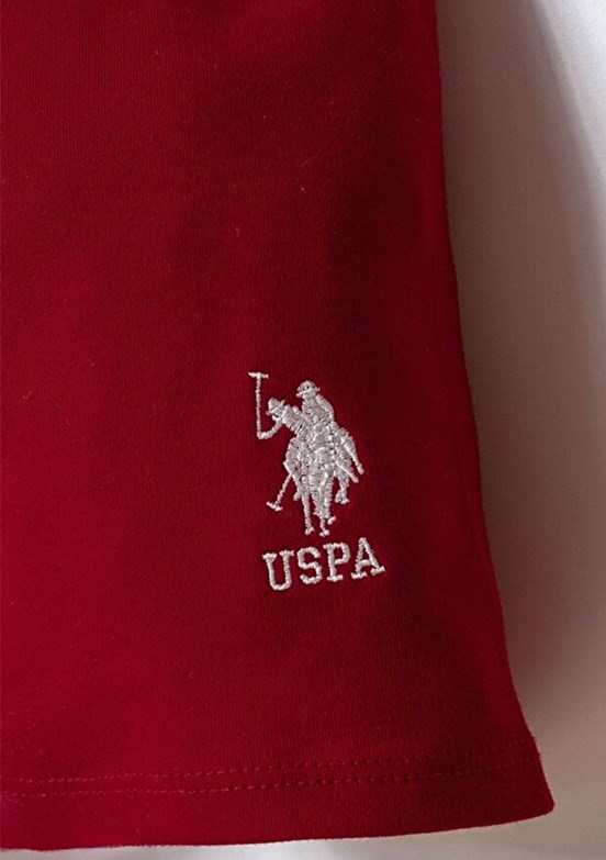 US POLO ASSN - USB2867 Erkek Bebek Çok Renkli Şortlu İkili Takım