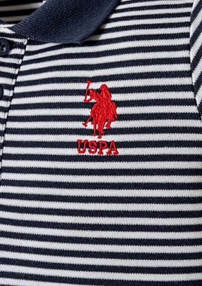 US POLO ASSN - USB2907 Erkek Bebek Lacivert Şortlu İkili Takım