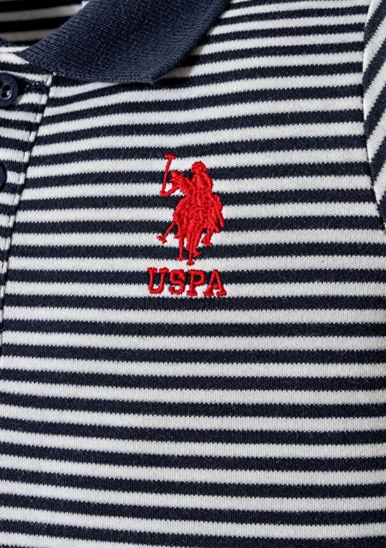 US POLO ASSN - USB2907 Erkek Bebek Lacivert Şortlu İkili Takım