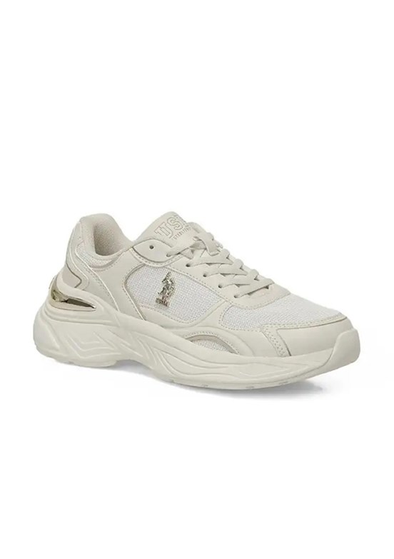 US POLO ASSN ilina 6Fx - Kadın Beyaz Sneaker Ayakkabı