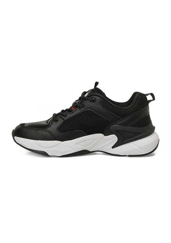 US POLO ASSN 6P Maybe Wmn - A10220371712010 Kadın Siyah Sneaker Ayakkabı