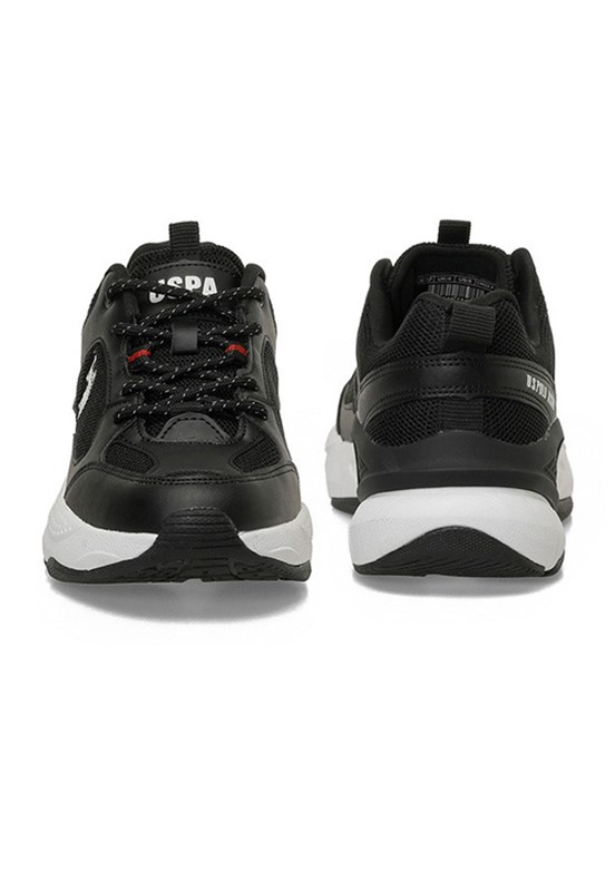 US POLO ASSN 6P Maybe Wmn - A10220371712010 Kadın Siyah Sneaker Ayakkabı
