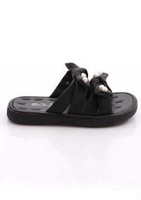 GUJA - 26Y461 2 Kadın Siyah Casual Terlik