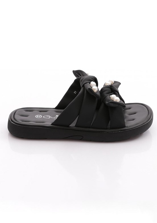 GUJA - 26Y461 2 Kadın Siyah Casual Terlik