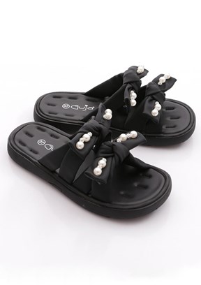 GUJA - 26Y461 2 Kadın Siyah Casual Terlik