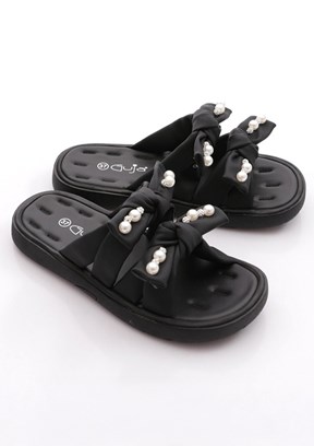 GUJA - 26Y461 2 Kadın Siyah Casual Terlik