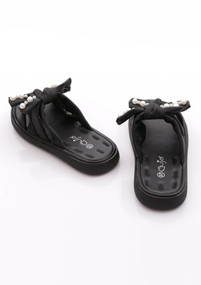 GUJA - 26Y461 2 Kadın Siyah Casual Terlik