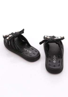 GUJA - 26Y461 2 Kadın Siyah Casual Terlik