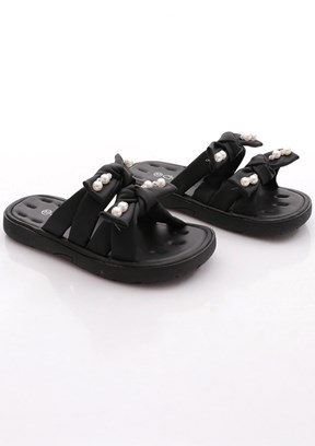GUJA - 26Y461 2 Kadın Siyah Casual Terlik